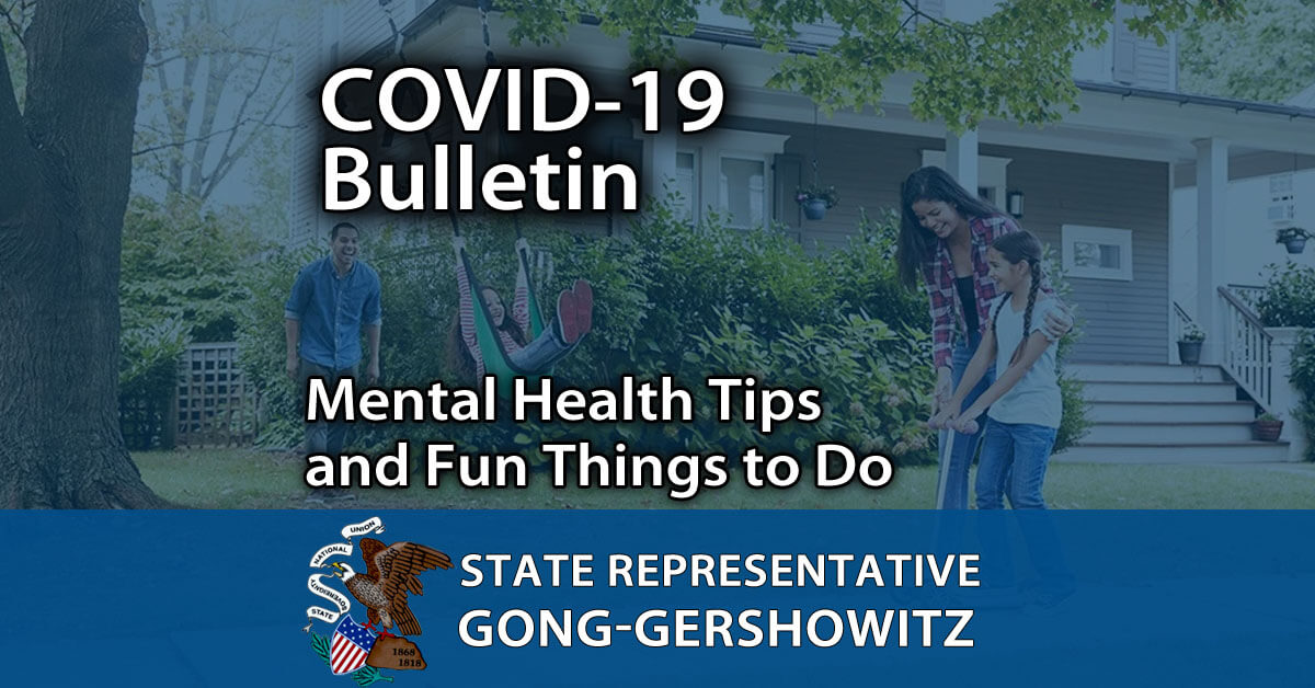 COVID-19 Bulletin #8: Mental Health Tips and Fun Things to Do