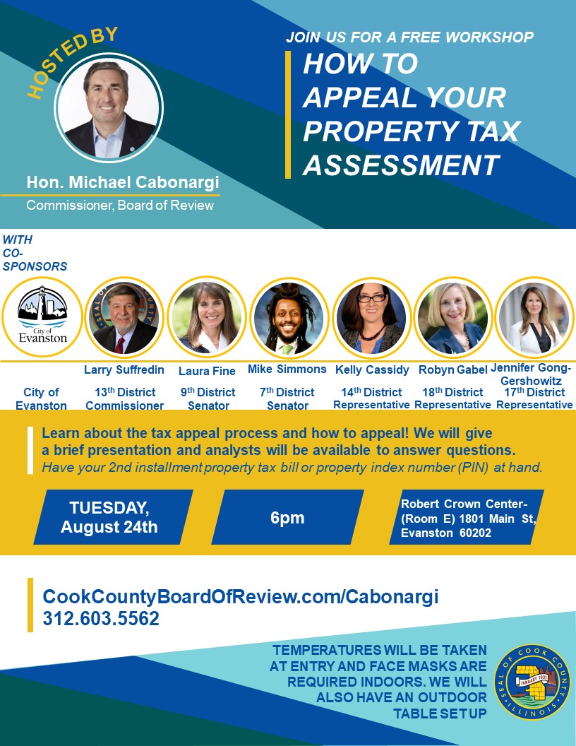 Property Tax Assessment Appeal Workshop 8/24