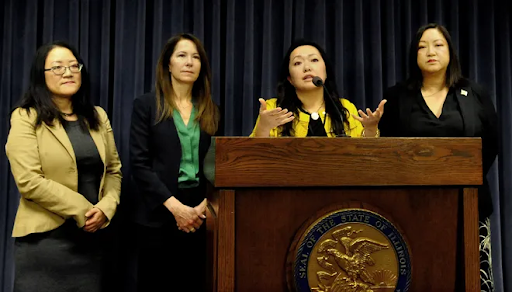 Illinois Asian American Caucus members decry hate, affirm importance of TEAACH Act